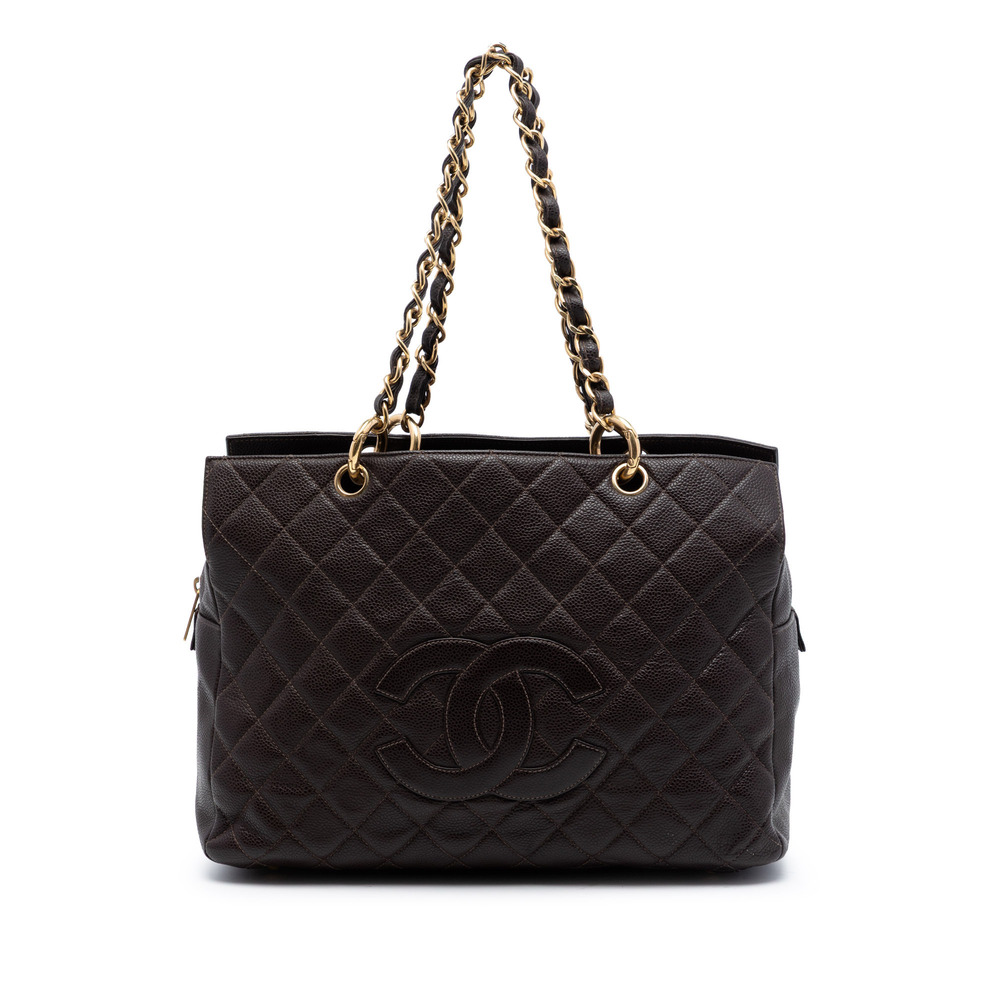 Pre-Loved Chanel Grand CC Caviar Timeless Tote